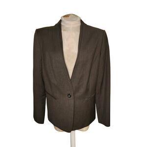 Womens Brown Blazer coat Alex‎ Marie Size 12